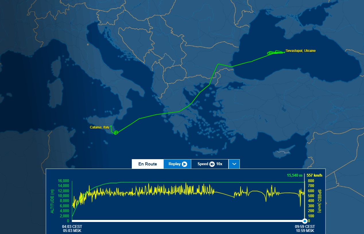 US strategic drone RQ-4B Global Hawk has completed a 7-hour mission over the Black Sea, coming within 150 kilometres of Crimea