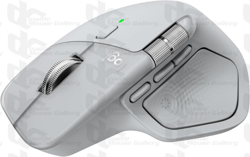 Rendering of the Logitech MX Master 4 mouse