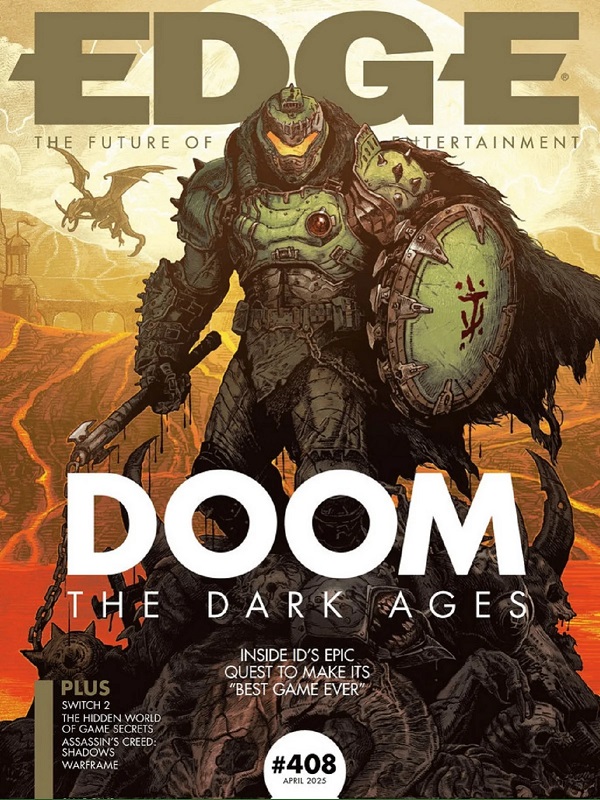 The cover of the new issue of Edge magazine