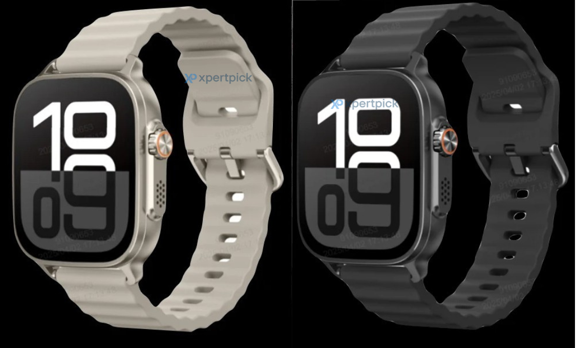 Рендер Realme Watch 5 у чорному кольорі