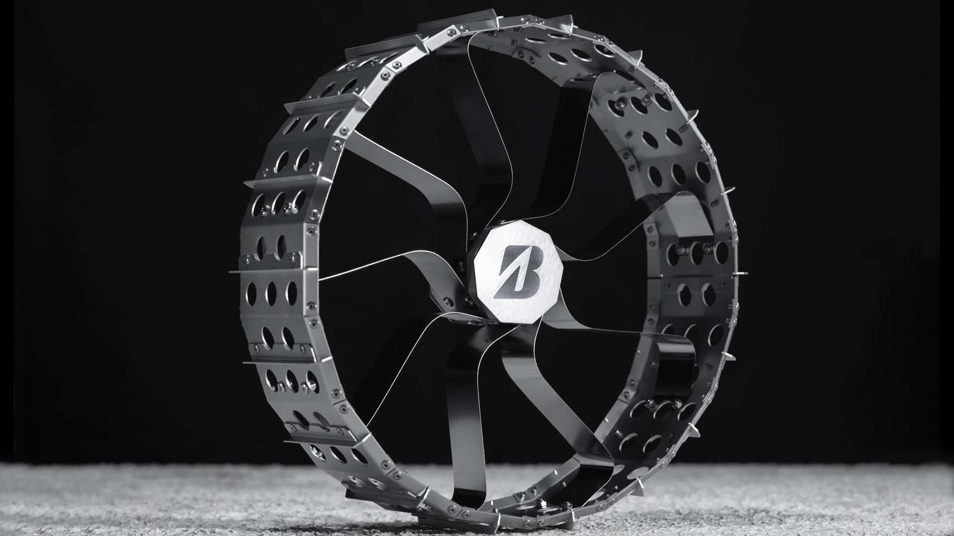 Bridgestone space wheel for the lunar rover