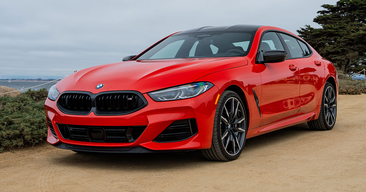 BMW M850i Edition M Heritage in red colour