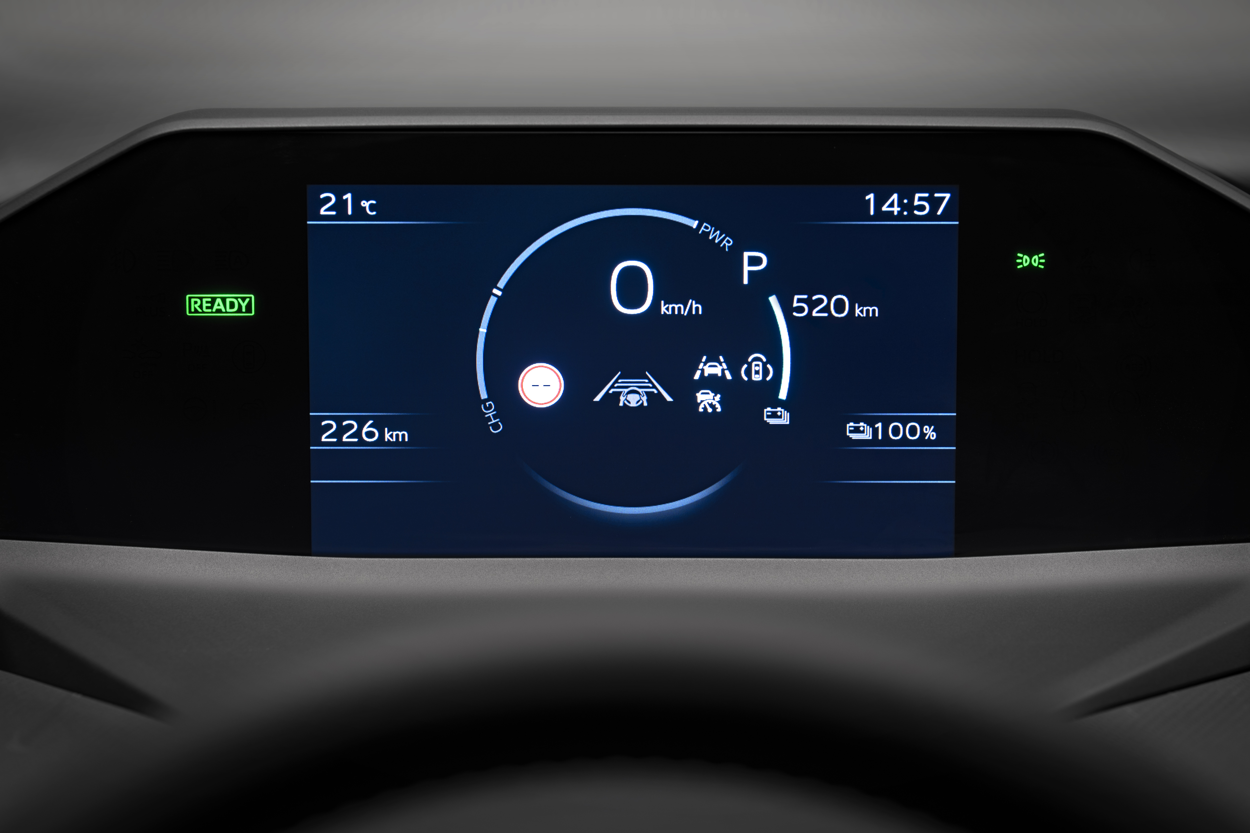 Interior of the updated Toyota bZ4X - view 4