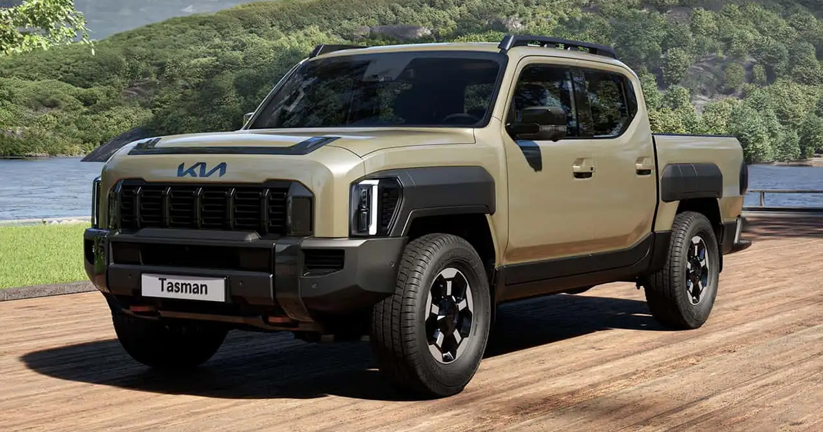 Comparaison du Kia Tasman 2025 Cat avec le concept car Weekender