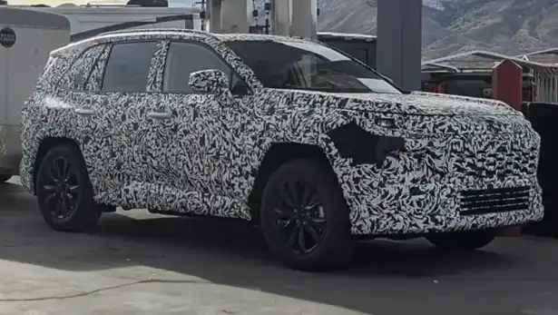 The prototype is believed to be the Toyota RAV4 (2026)