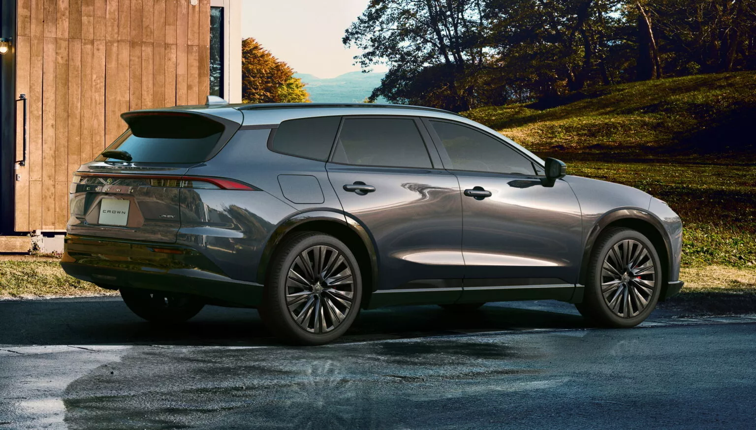 Салон Toyota Crown Estate з цифровим кокпітом