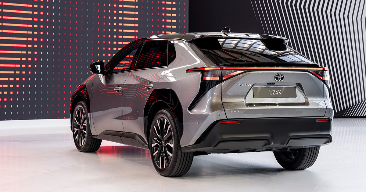 Toyota bZ4X (European version). Photo: Toyota