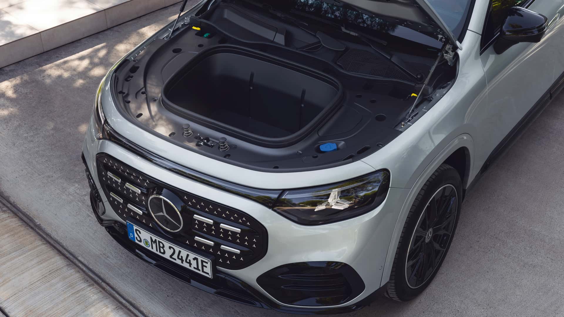The front trunk of the new Mercedes GLB. Photo: Mercedes-Benz