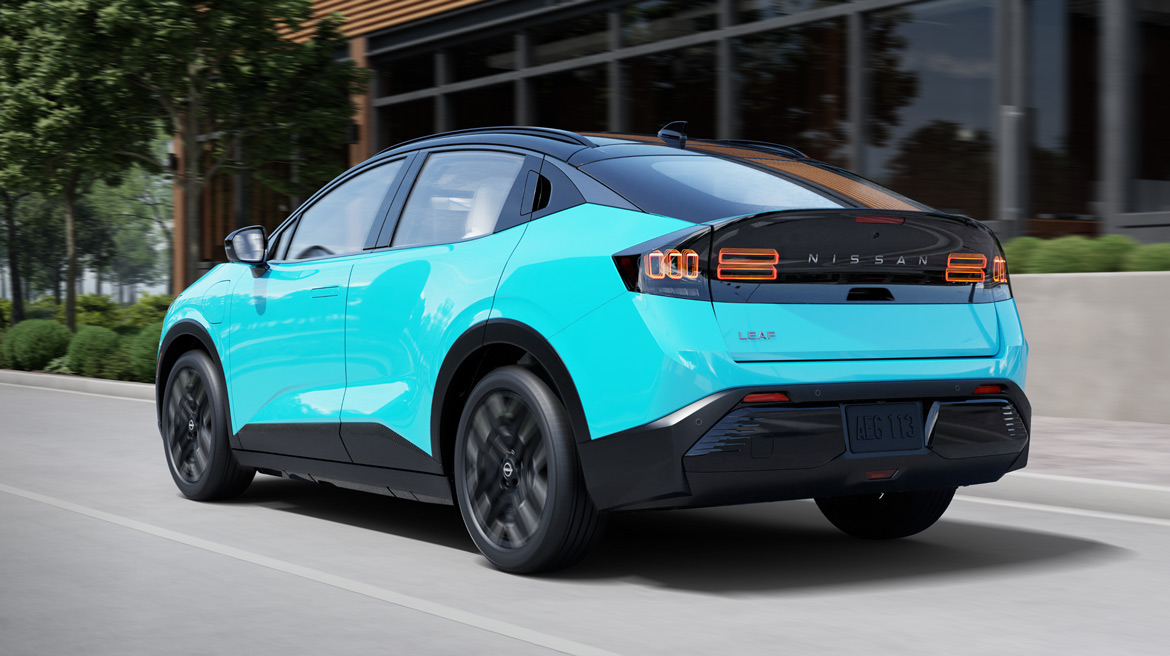 The new Nissan Leaf Platinum+ - exterior