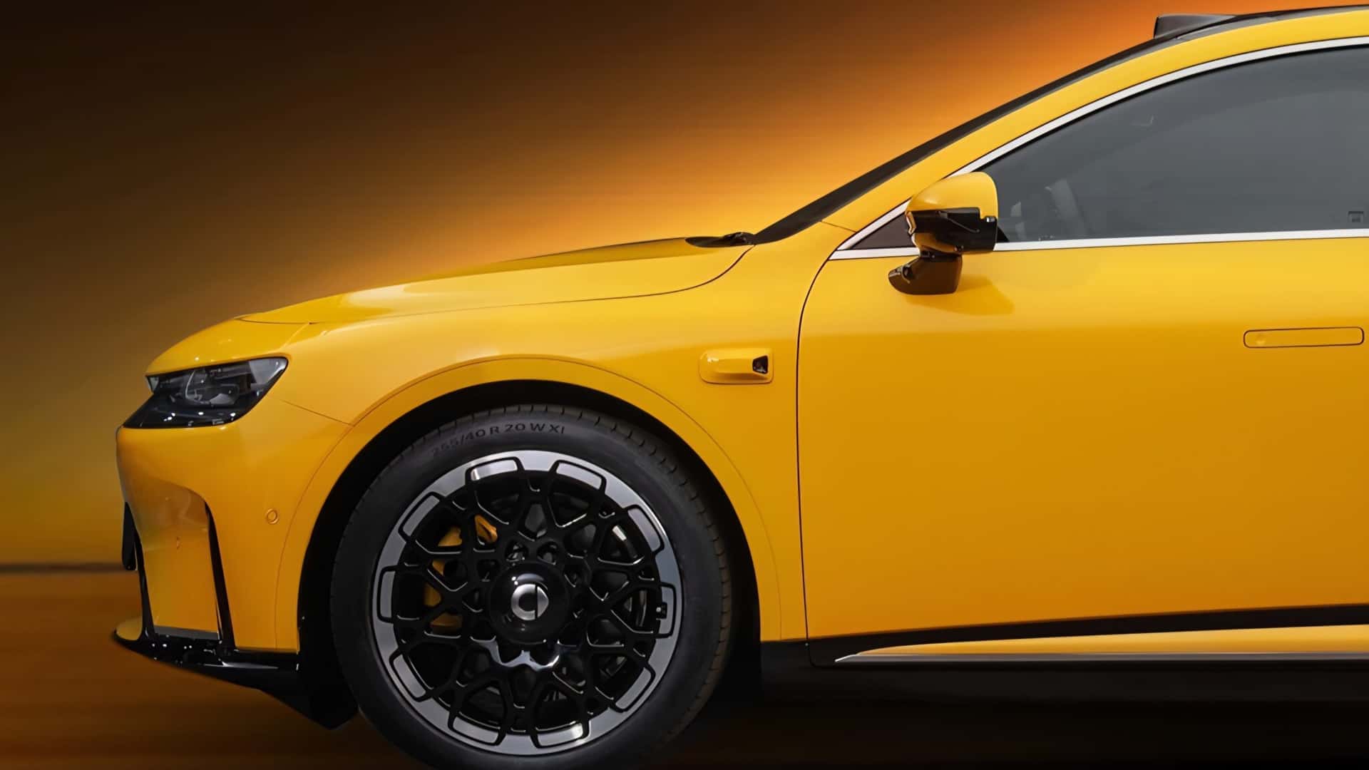 Detail of the wheel rim of Smart #6