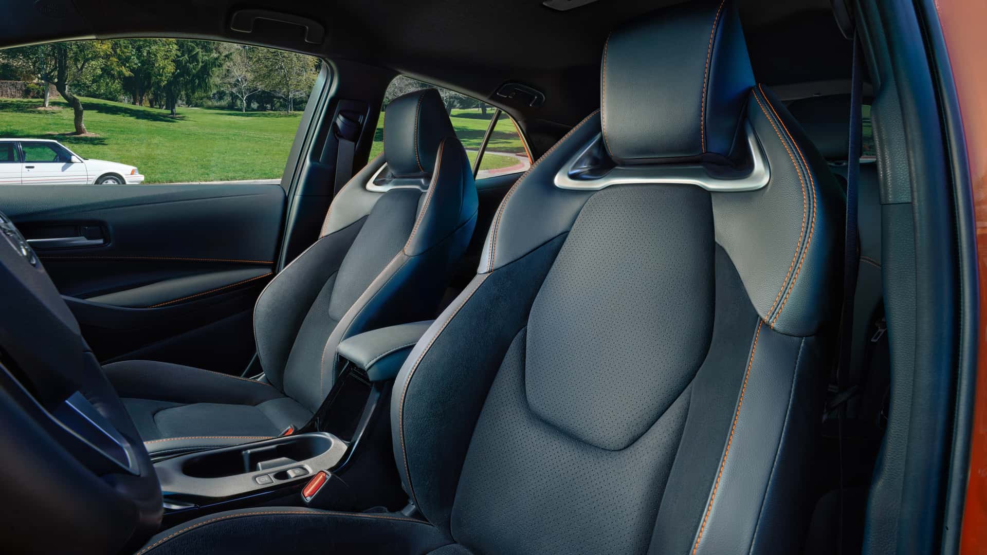 Interior of the Toyota Corolla Hatchback FX Edition