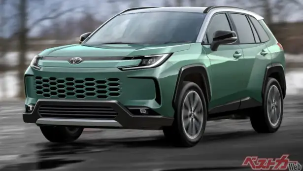 Unofficial rendering of the new Toyota RAV4