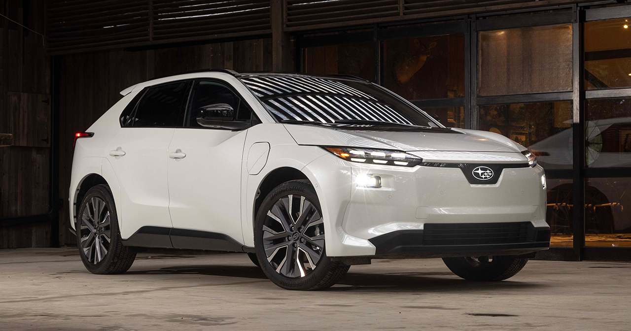 The design of the redesigned Subaru Solterra 2026