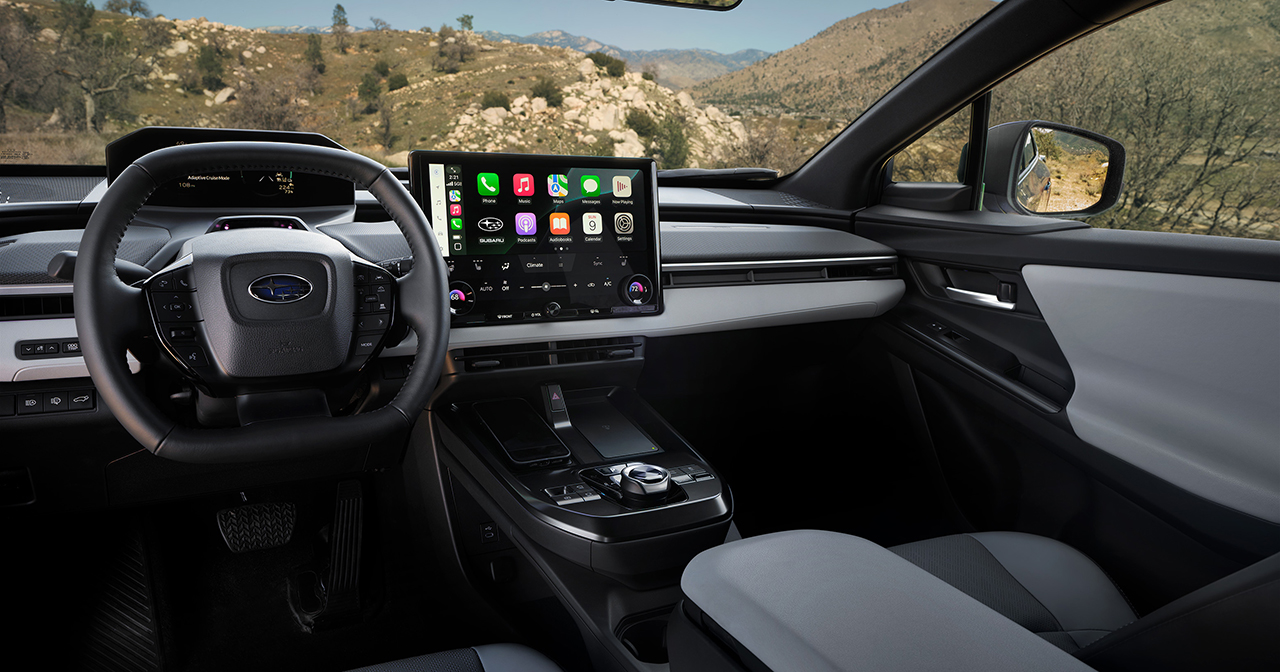 The interior of the 2026 Subaru Trailseeker.