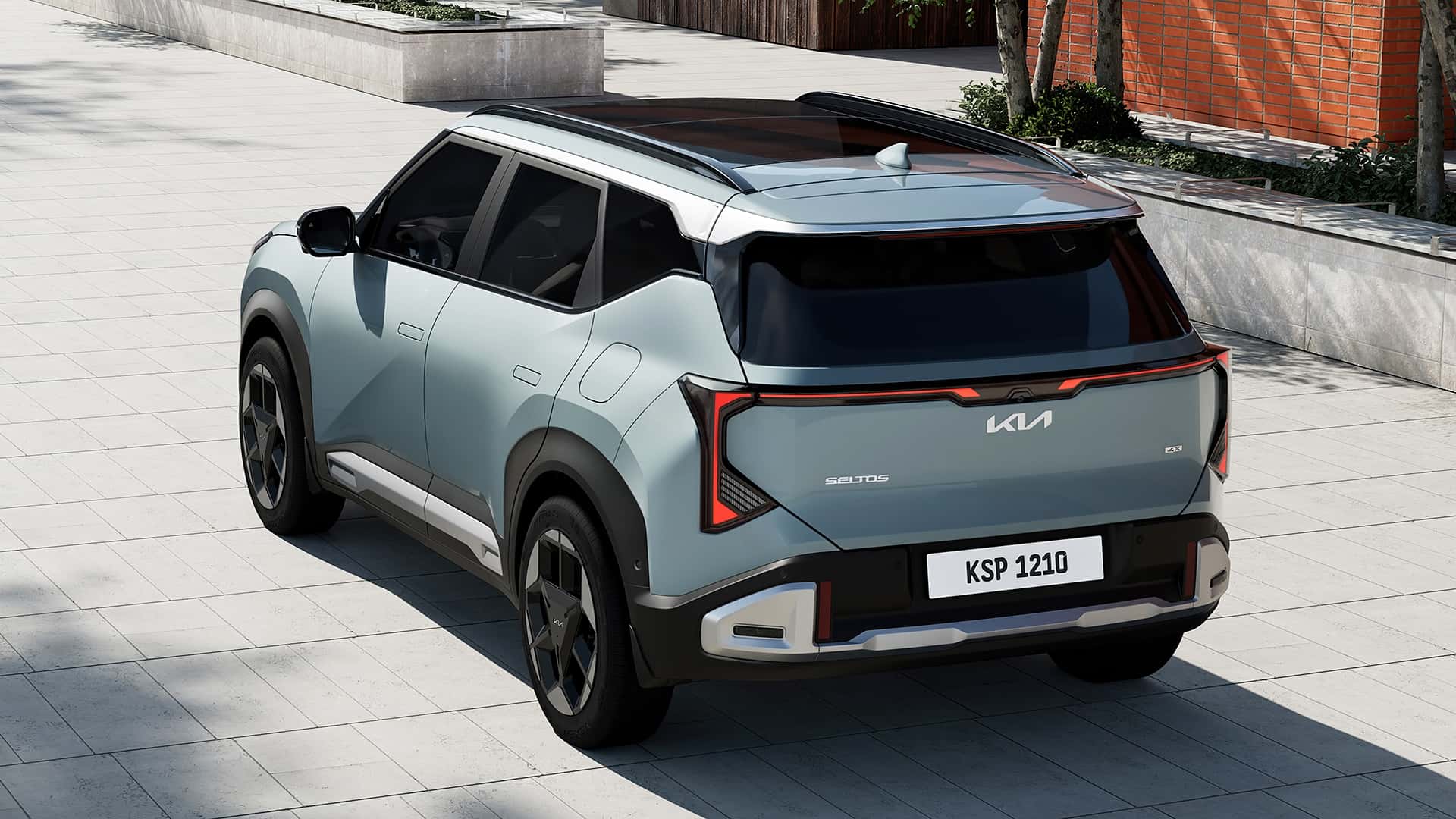 View of the new Kia Seltos 2027 from the front