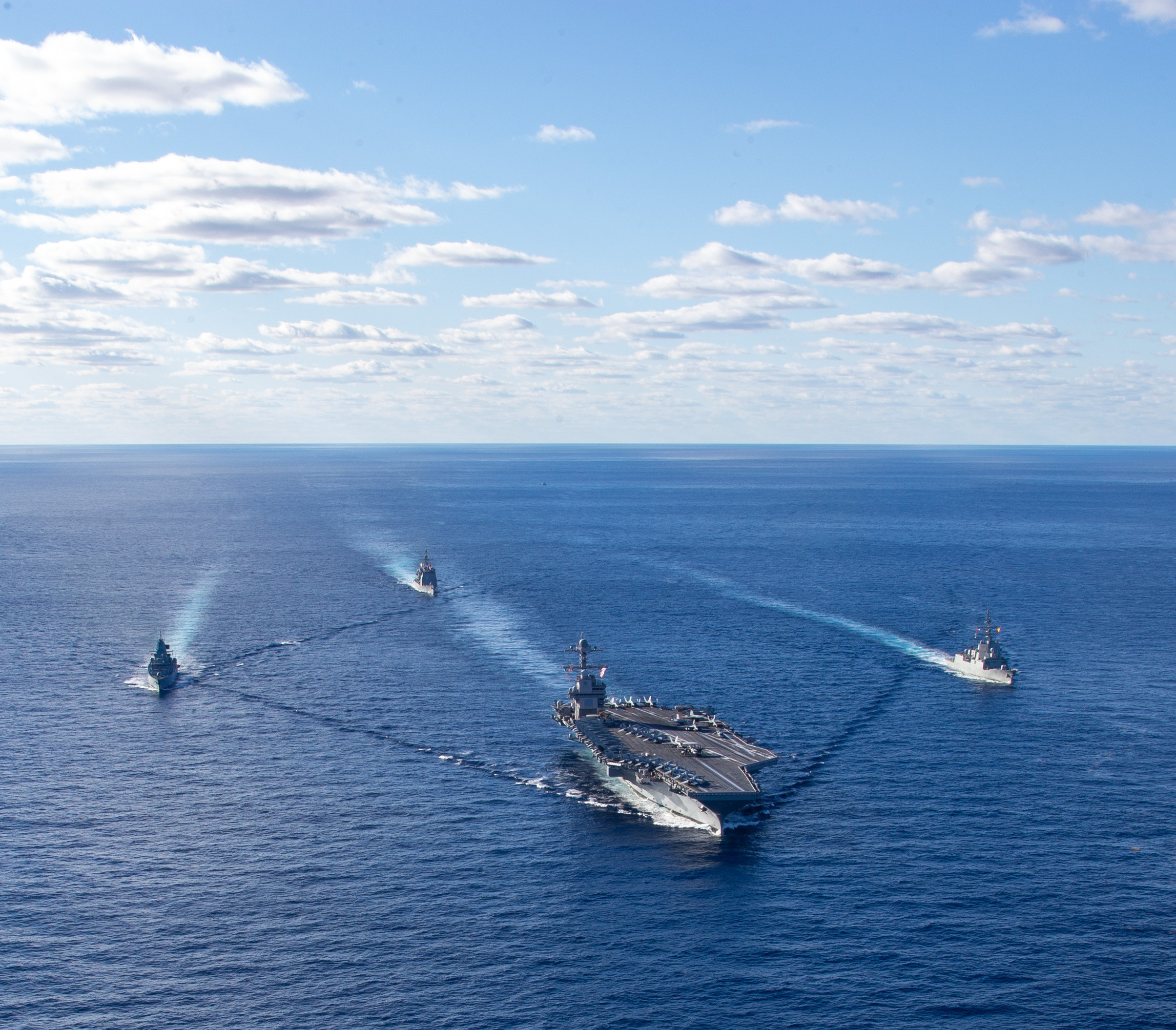 The US has concentrated two aircraft carrier strike groups in the Mediterranean Sea for the first time in 20 years - Gerald R. Ford and Dwight D. Eisenhower arrived in the region after the attack on Israel