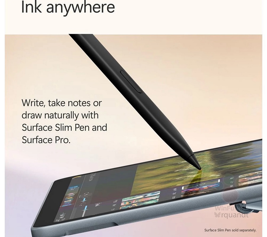Surface Pro 12 side view
