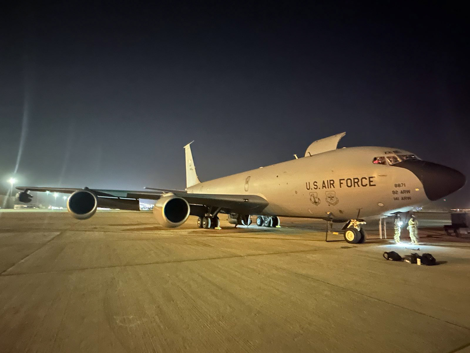 The US has sent KC-135 Stratotanker aerial refuelling tankers to Saudi Arabia to replace the KC-10 Extender, which retired after more than 30 years of service
