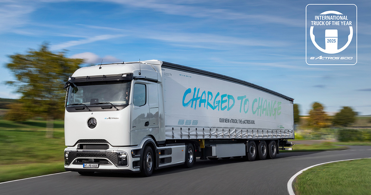 Mercedes-Benz eActros 600 - International Truck of the Year 2025