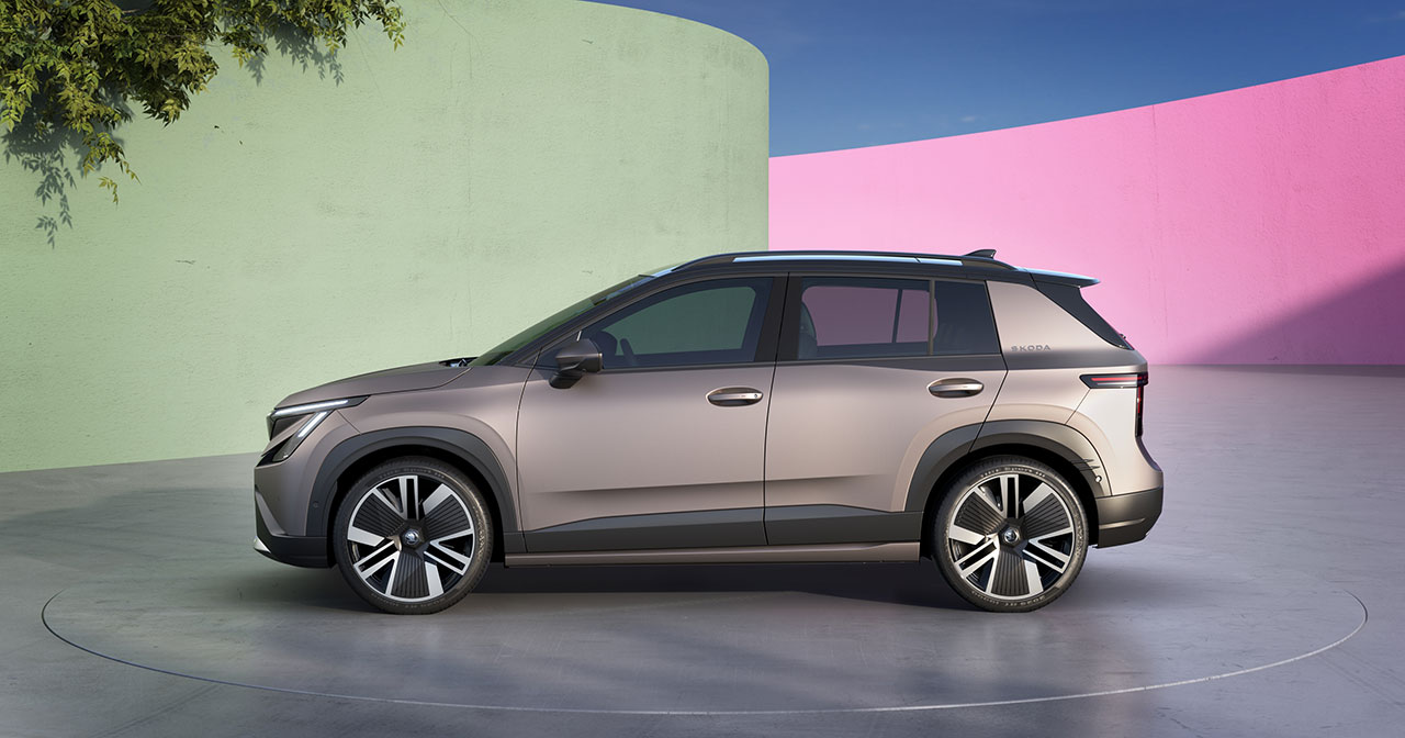 Škoda Epiq з новими дзеркалами та бамперами
