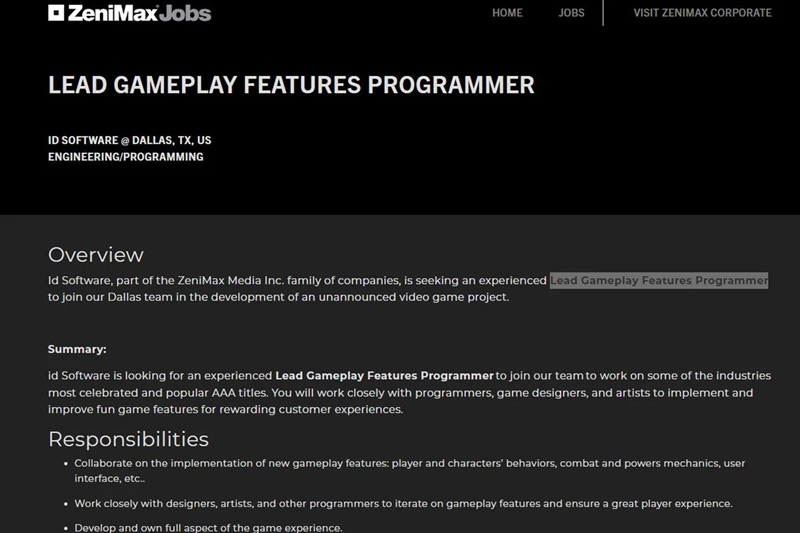 Тизер нової гри від id Software