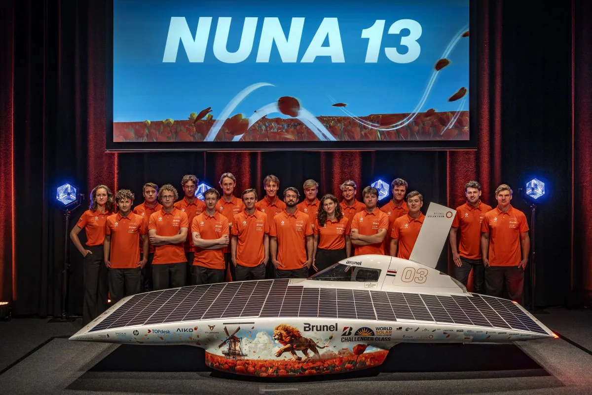 Brunel Solar Team and their vehicle Nuna 13