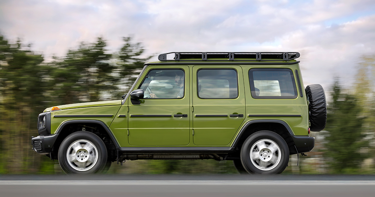 Front of the Mercedes-Benz G-Class Edition Stronger Than the 1980s