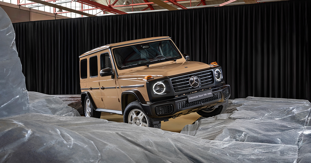 Mercedes-Benz G-Class Edition Stronger Than the 1980s in the colour Agave Green