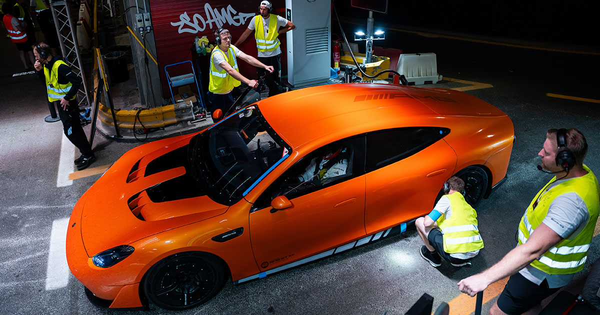 Тестування Mercedes-Benz GT XX