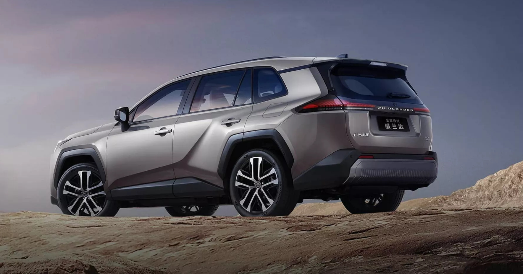 Side profile of GAC-Toyota RAV4 Wildlander