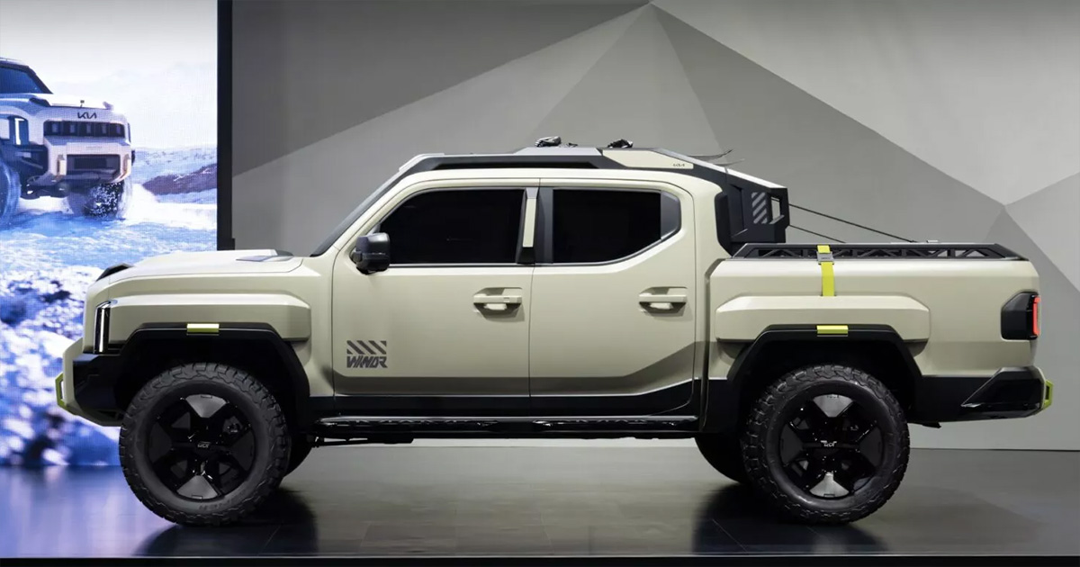 Intérieur du Kia Tasman Weekender