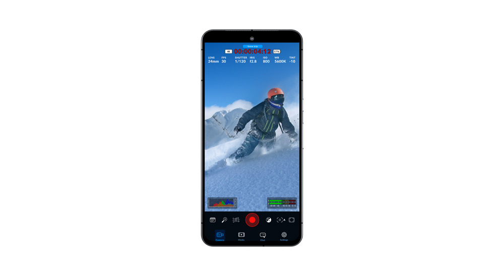 New multi-camera recording function