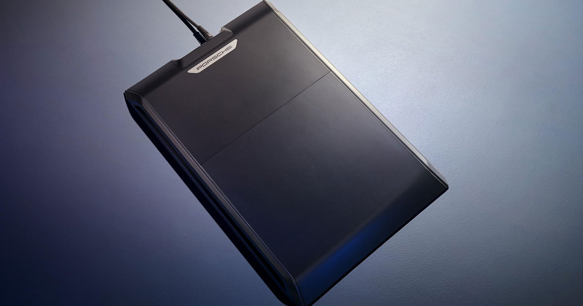 First images of Porsche's wireless charging system