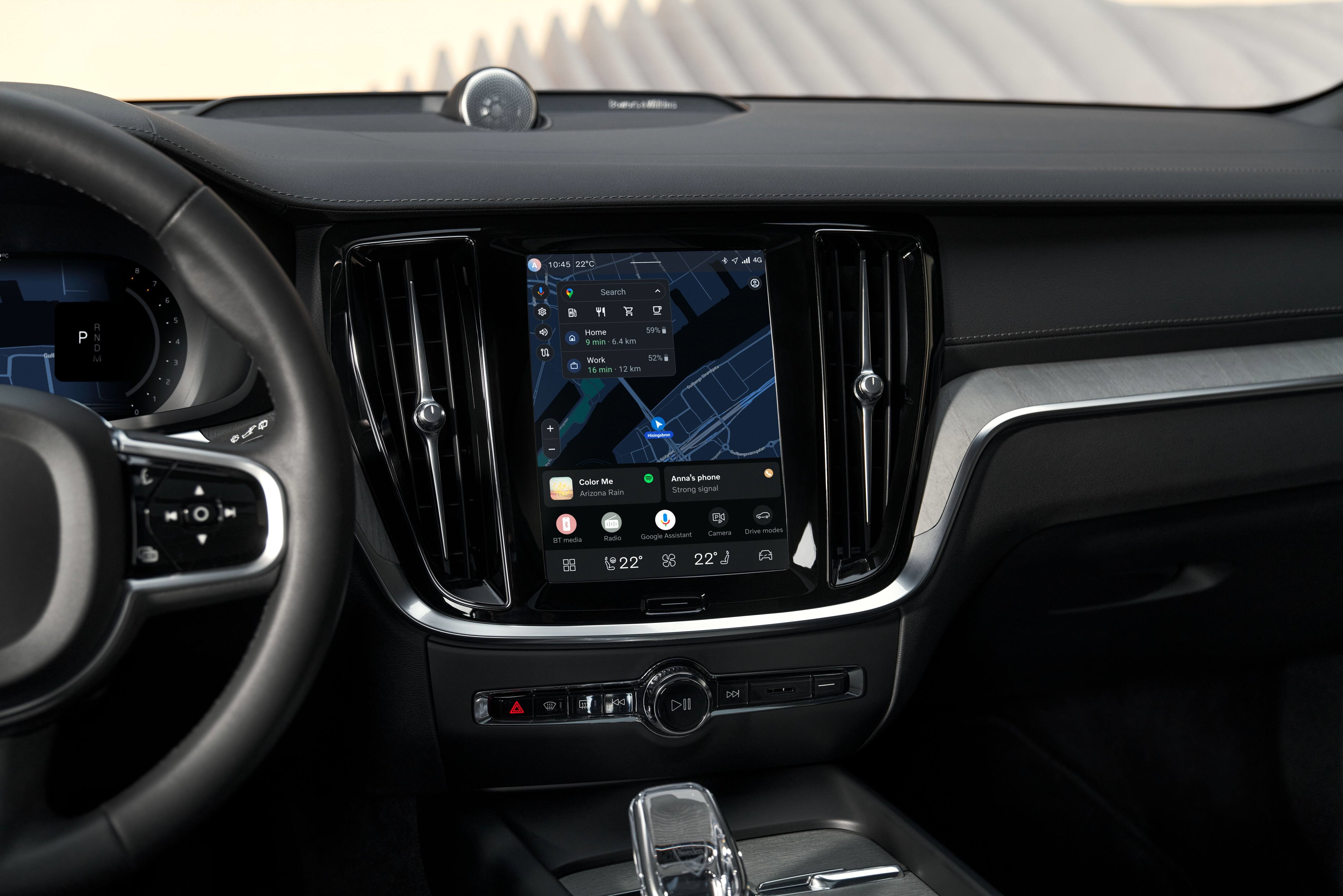 Volvo Car UX interface example