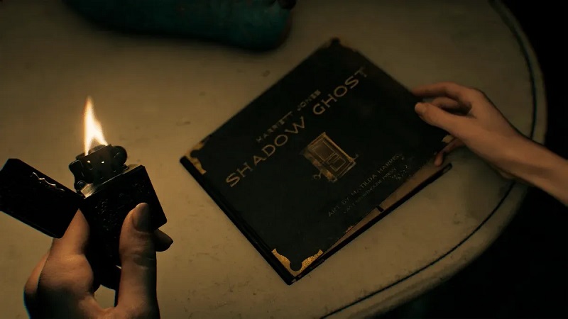 Scary interior of an abandoned house in Resident Evil 9