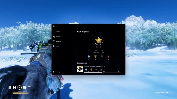 Sony a dévoilé la configuration requise pour la version PC de Ghost of Tsushima et a préparé une surcouche pour synchroniser les actions des joueurs sur PC et PS5.-4