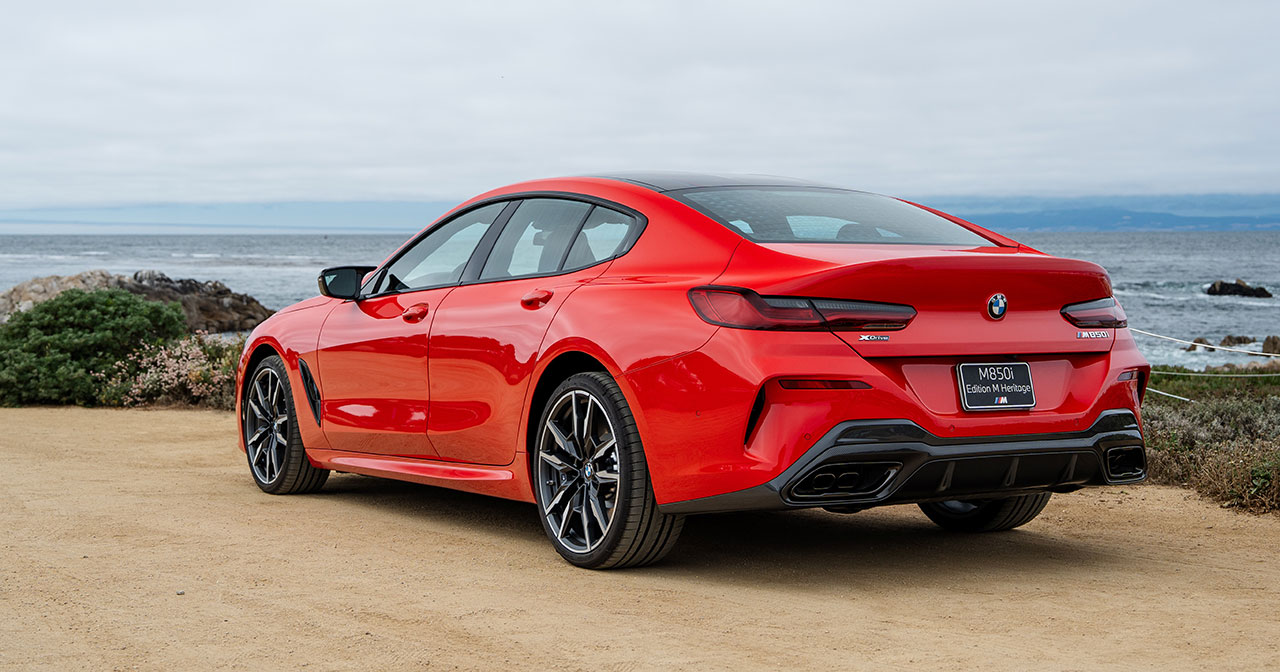 General view of the BMW M850i Edition M Heritage