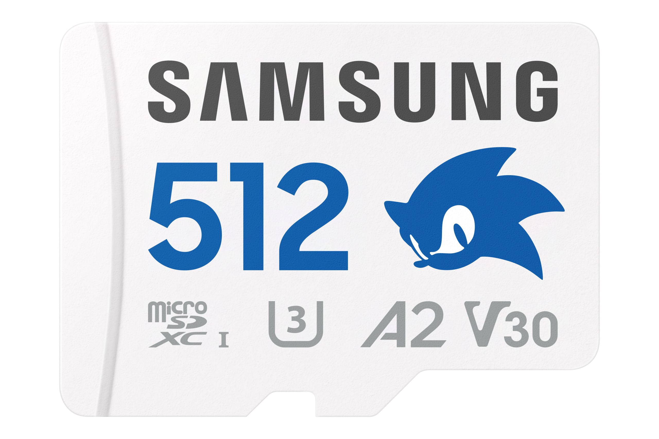 Sonic the Hedgehog PRO Plus memory card with Sonic's image