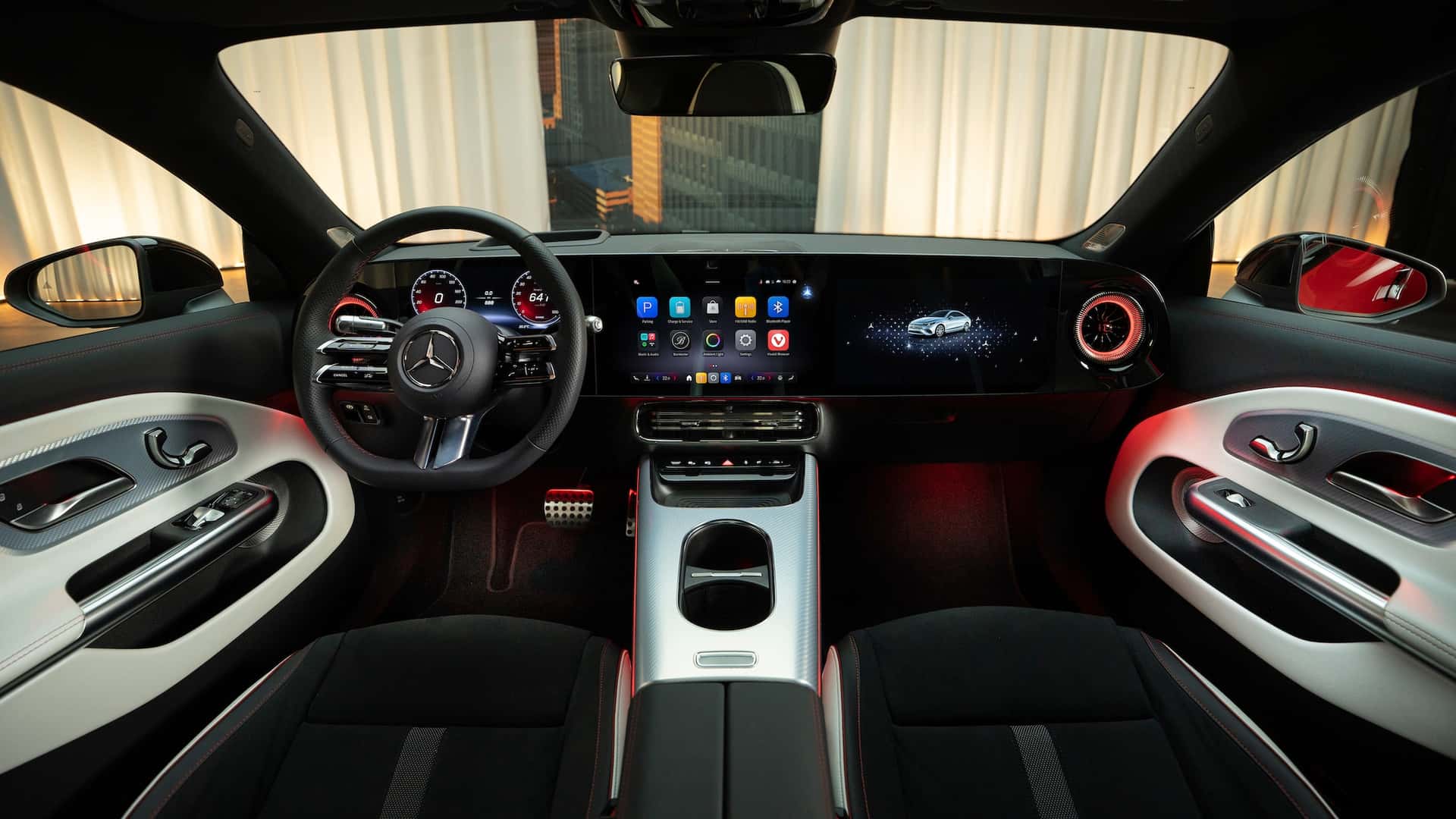 Stylish design of the new Mercedes-Benz CLA