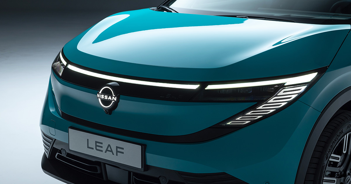 Салон нового Nissan Leaf