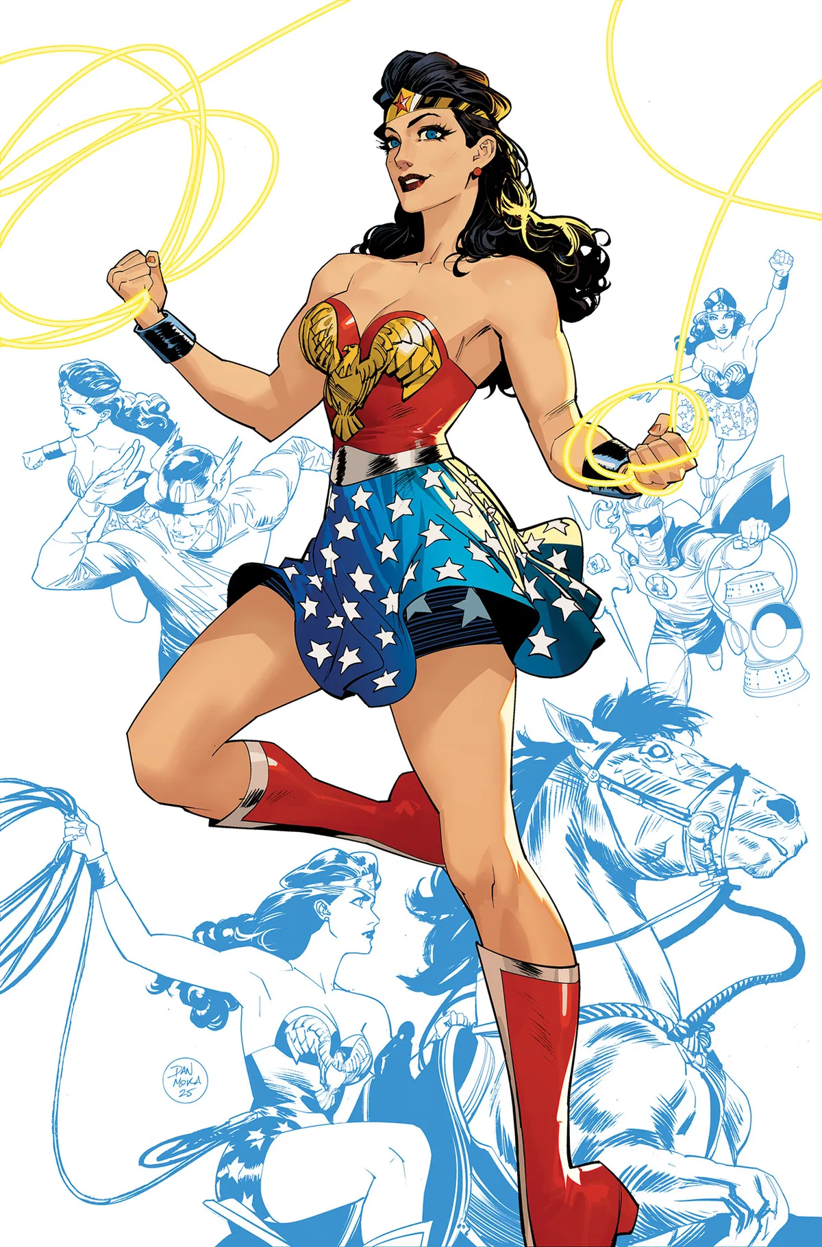 Une page de la nouvelle histoire de l'univers DC