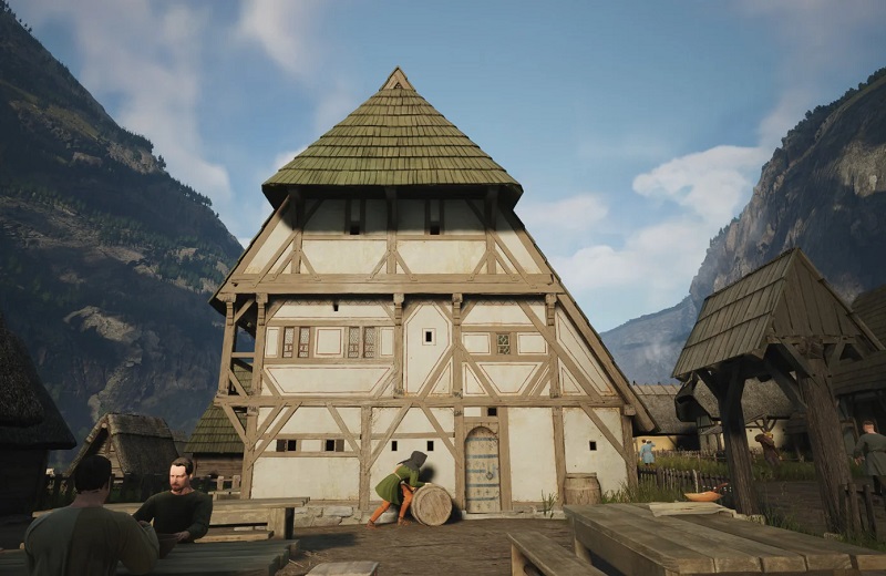 The next major patch will add two new maps to Manor Lords, the ability to improve buildings and an updated distribution of ale and goods - screenshots have been published-8
