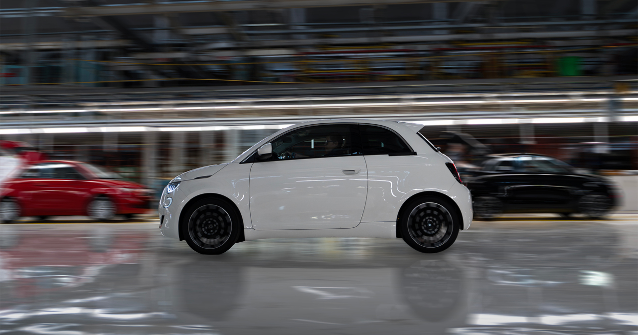 Prototype Fiat 500 Ibrida