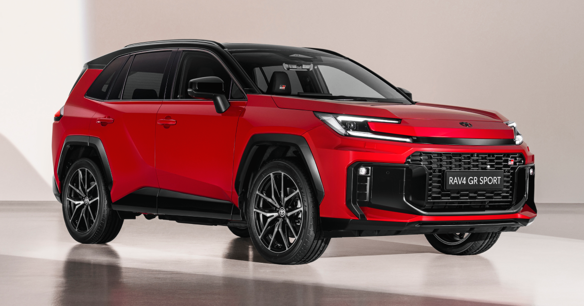 Toyota RAV4 GR Sport against the backdrop of nature