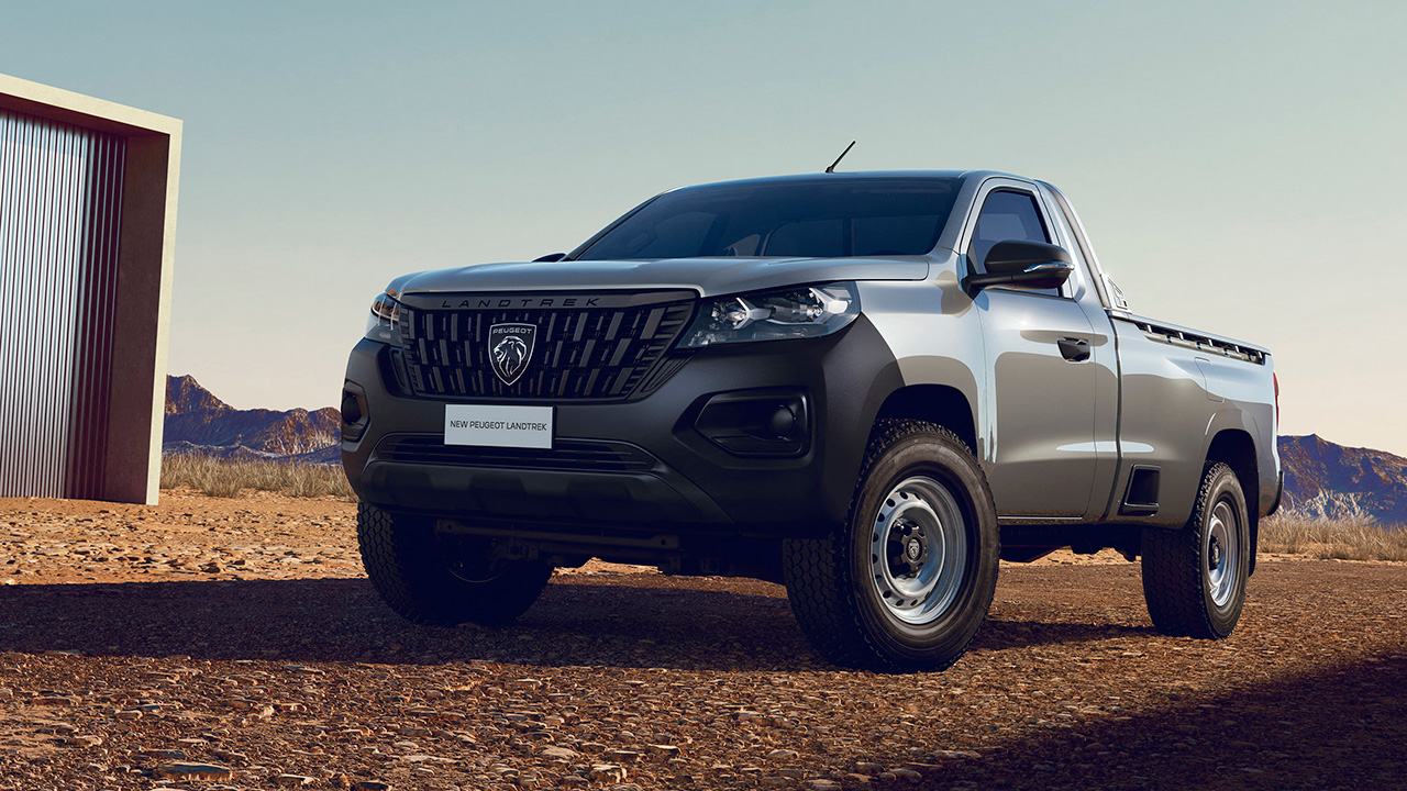 The updated Peugeot Landtrek - view from the lorry platform