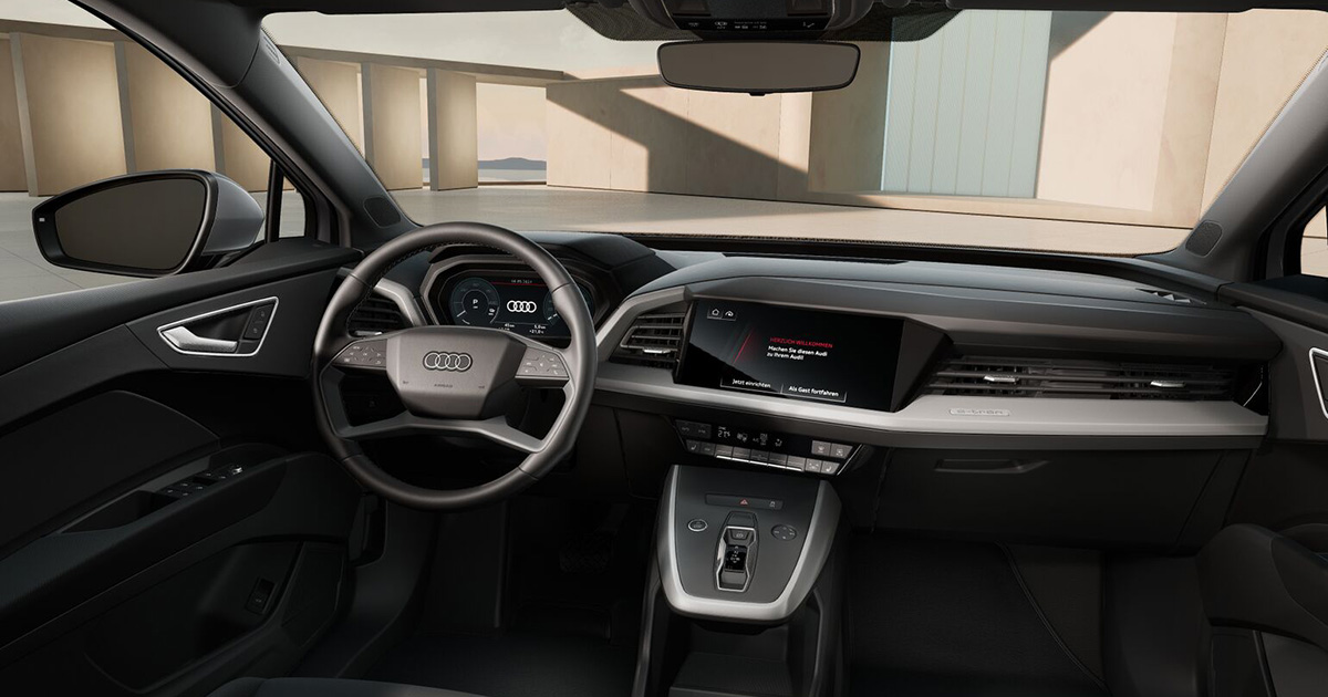 Intérieur de l'Audi Q4 e-tron