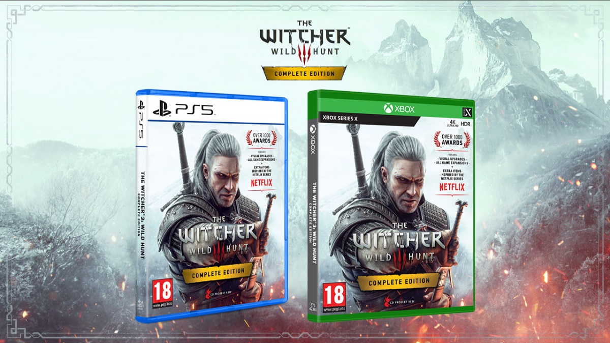 CD Projekt a rappelé la sortie des versions disques de The Witcher 3 : Wild Hunt pour PS5 et Xbox Series et a publié un calendrier des ventes dans différents pays