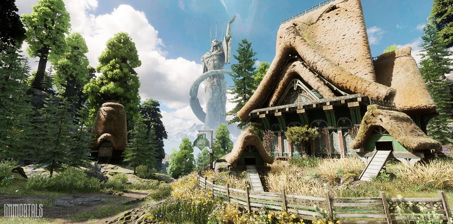 Un village pittoresque et une forteresse de mages de combat sur les nouvelles captures d'écran du jeu de tir Immortals of Aveum. Les images montrent d'excellents graphismes et l'atmosphère unique du jeu.-4