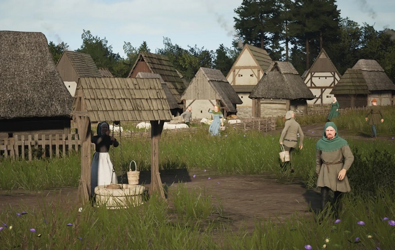 The next major patch will add two new maps to Manor Lords, the ability to improve buildings and an updated distribution of ale and goods - screenshots have been published-9