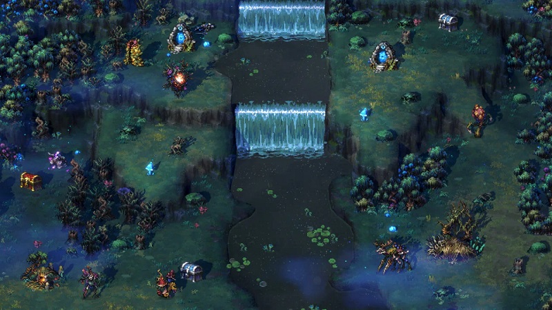 Intelligent trees, the units of the game